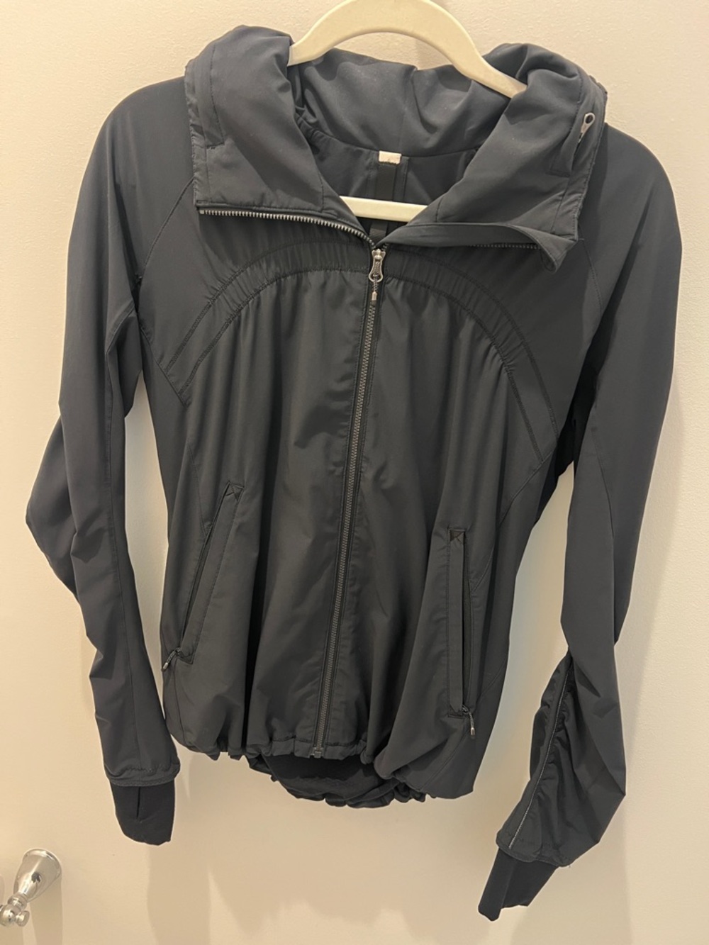 lululemon athletica Black Hooded Utility Jacket
